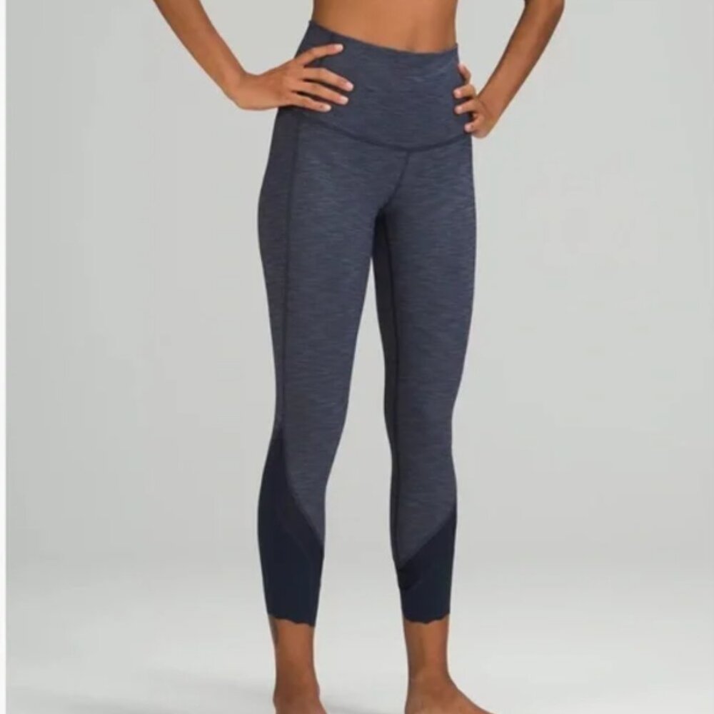 Lululemon Wunder Under Scalloped Hem High-Rise Crop 23" Luxtreme